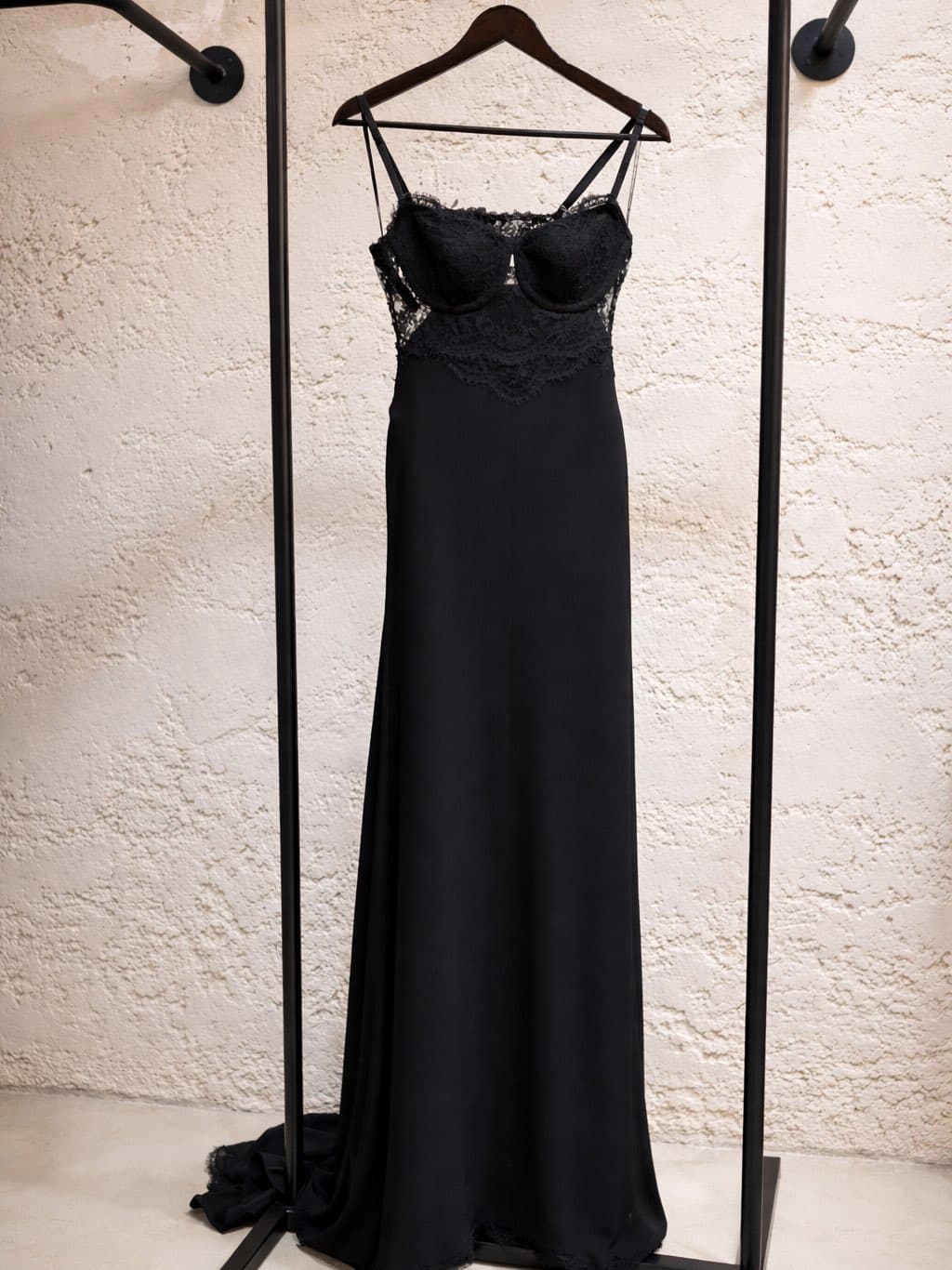 Lace Heart-Cutout Slip Dress