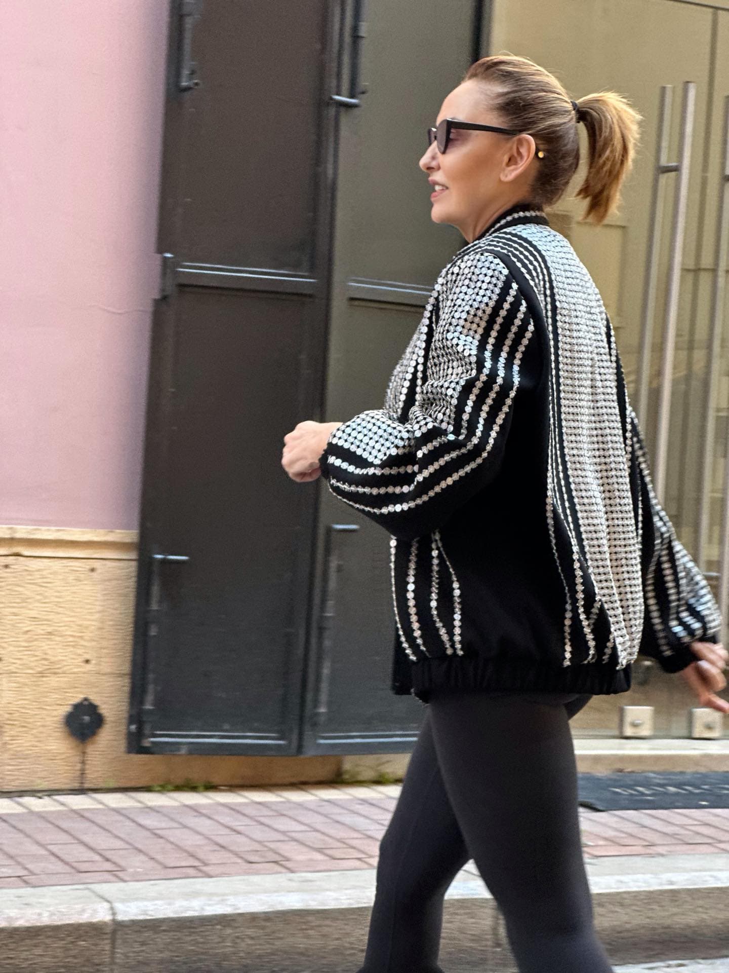 Caught in motion, effortlessly iconic!

Spotted in Saifi Village wearing her own piece, the jacket says it all.

#ecaille #saifivillage #qui