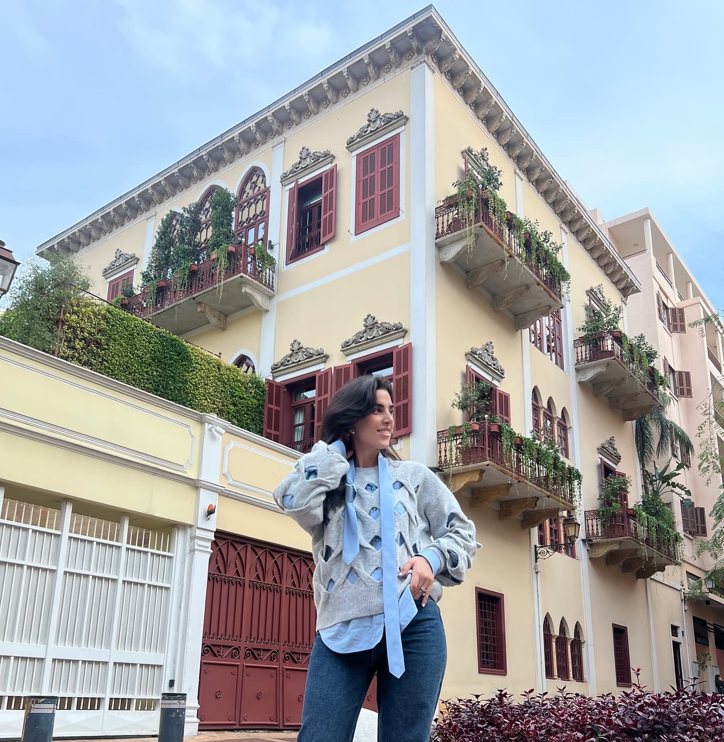Textured Knit Cardigan & Shirt Set